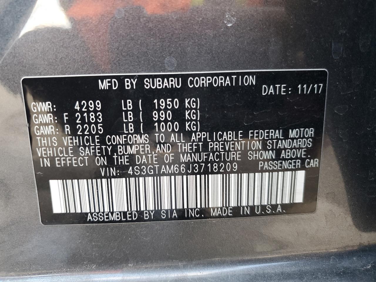 Subaru Impreza Sport Image 2