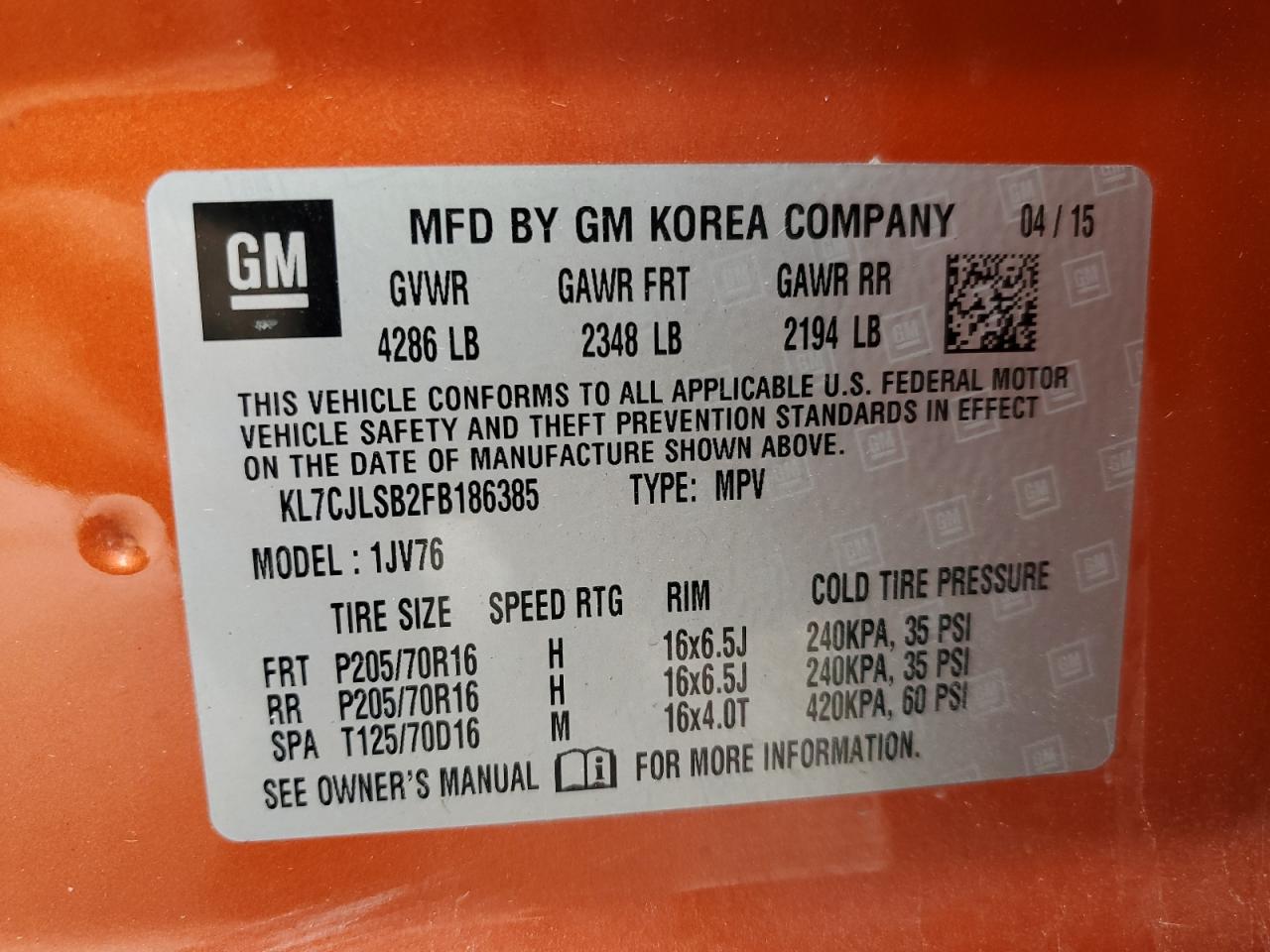 Chevrolet Trax 1lt Image 12