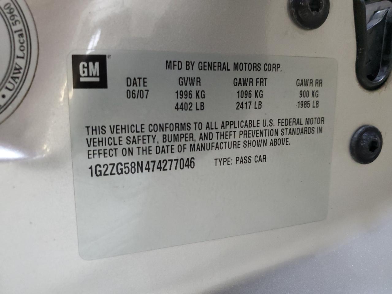 Pontiac G6 Base Image 11