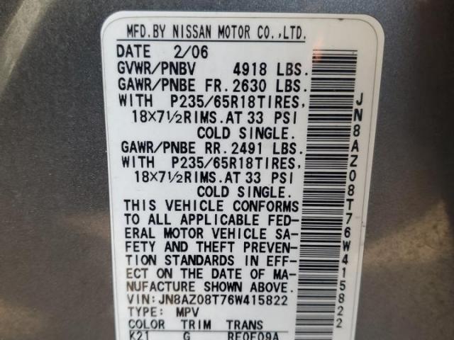 Nissan Murano Sl Image 10