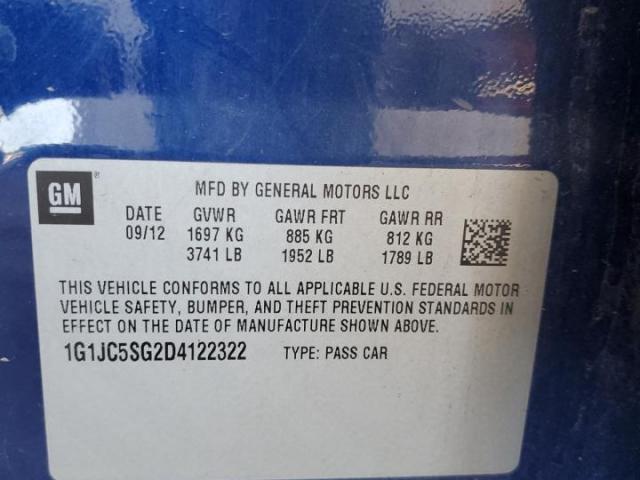 Chevrolet Sonic Lt Image 11