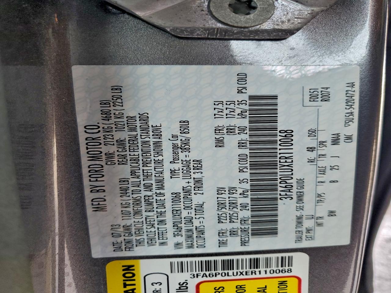 Ford Fusion Se Hybrid Image 7