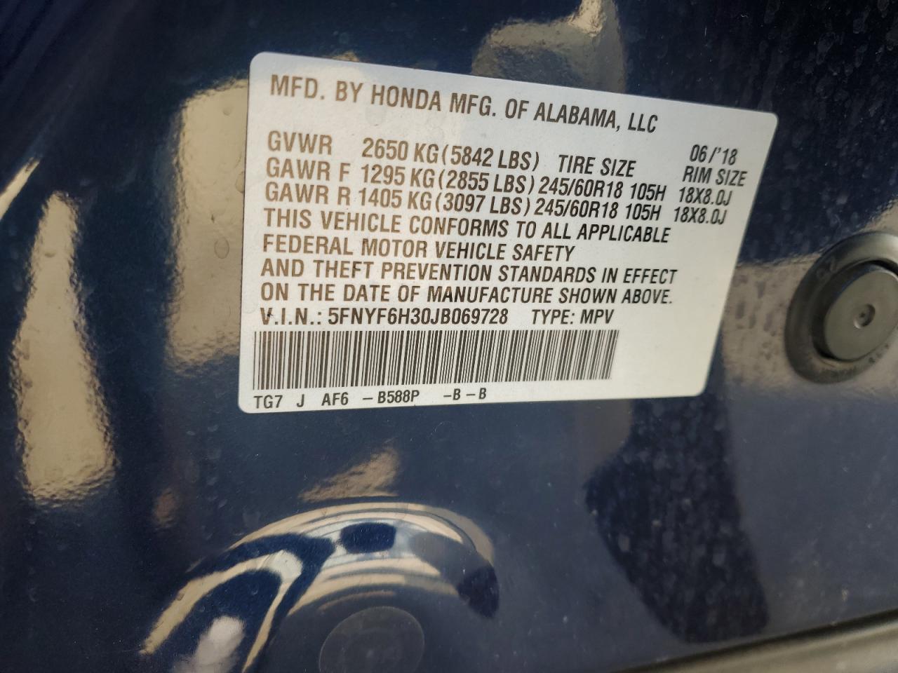 Honda Pilot Ex Image 11