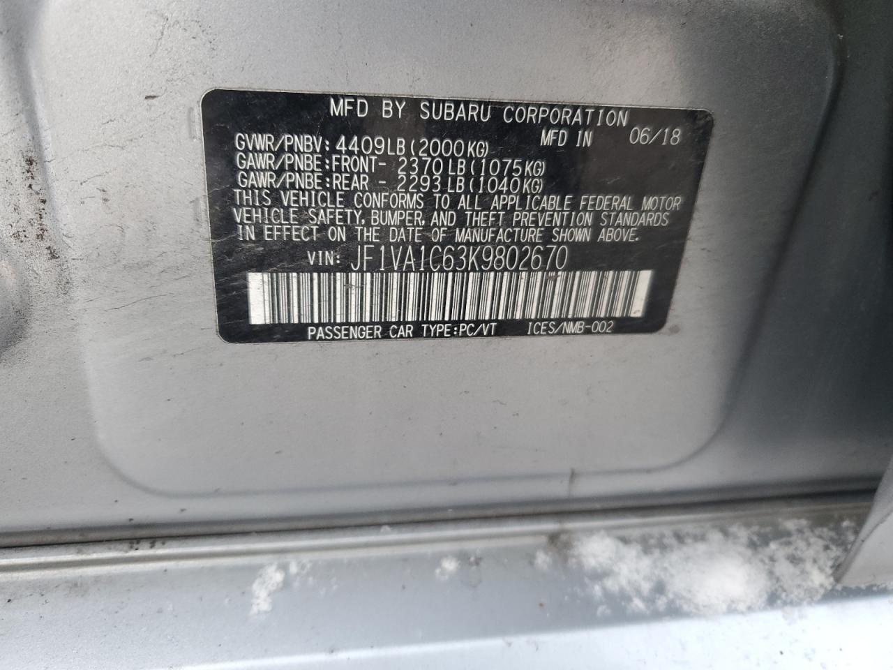 Subaru WRX Premium Image 12