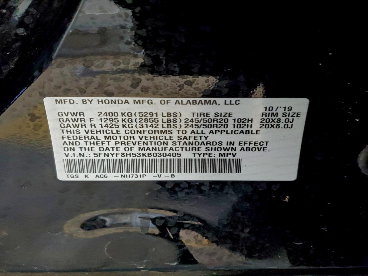 Honda Passport Exl Image 10