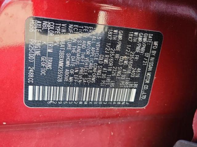 Nissan Rogue Sv Image 2