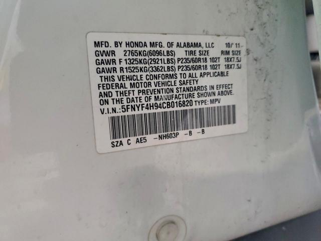 Honda Pilot Touring Image 12