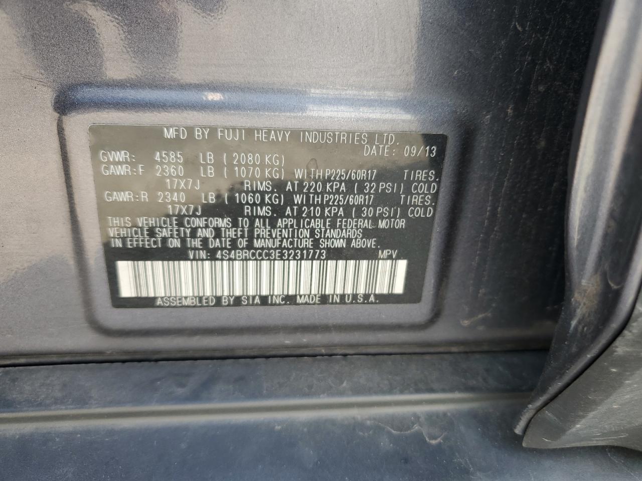 Subaru Outback 2.5i Premium Image 3