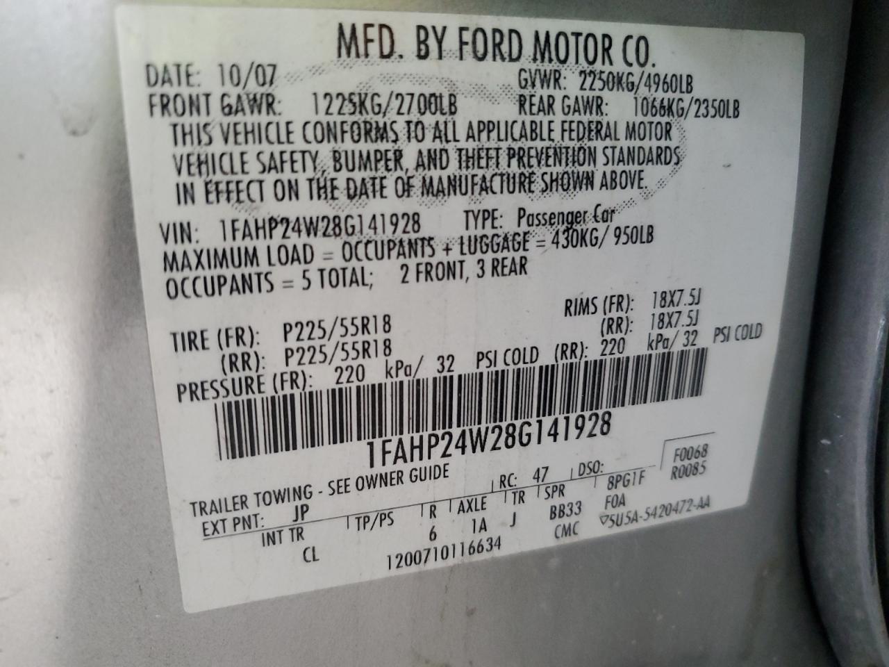 Ford Taurus Sel Image 10