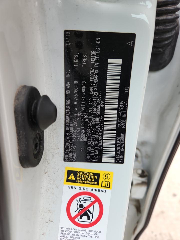 Toyota Highlander Se Image 8