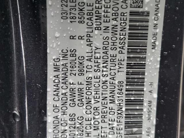 Honda Civic Touring Image 5