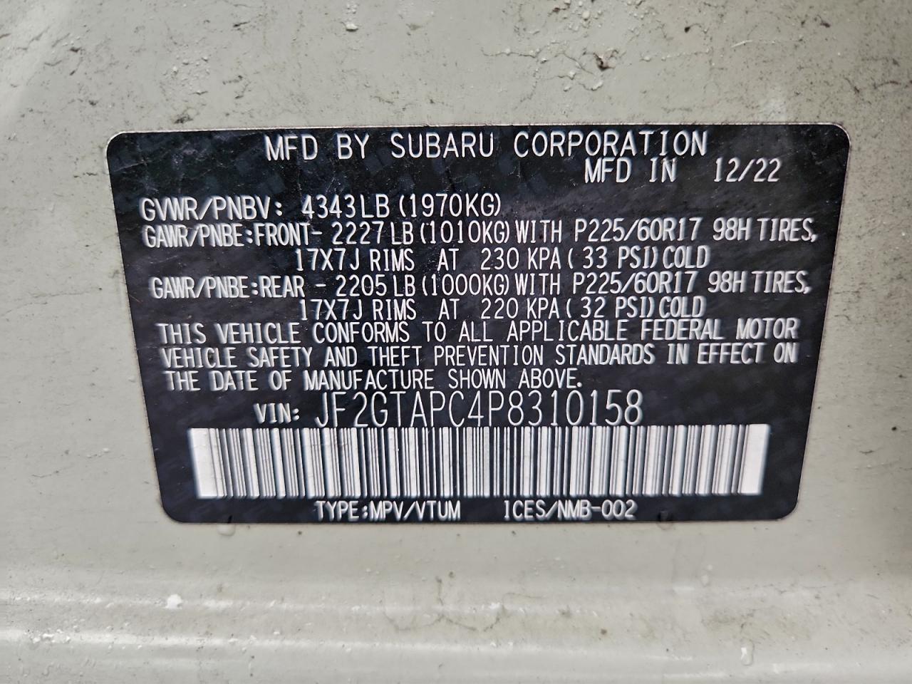 Subaru Crosstrek Premium Image 12