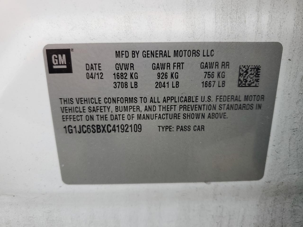 Chevrolet Sonic Lt Image 8