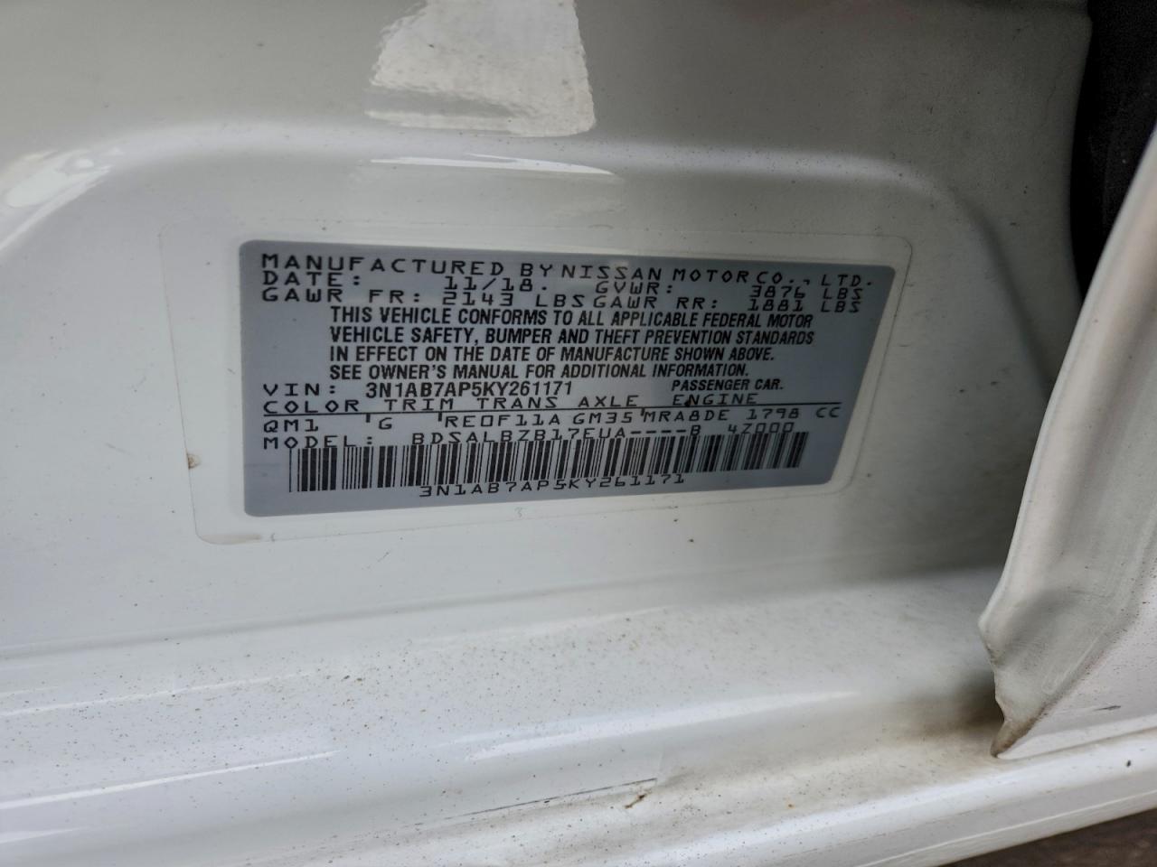 Nissan Sentra S Image 7