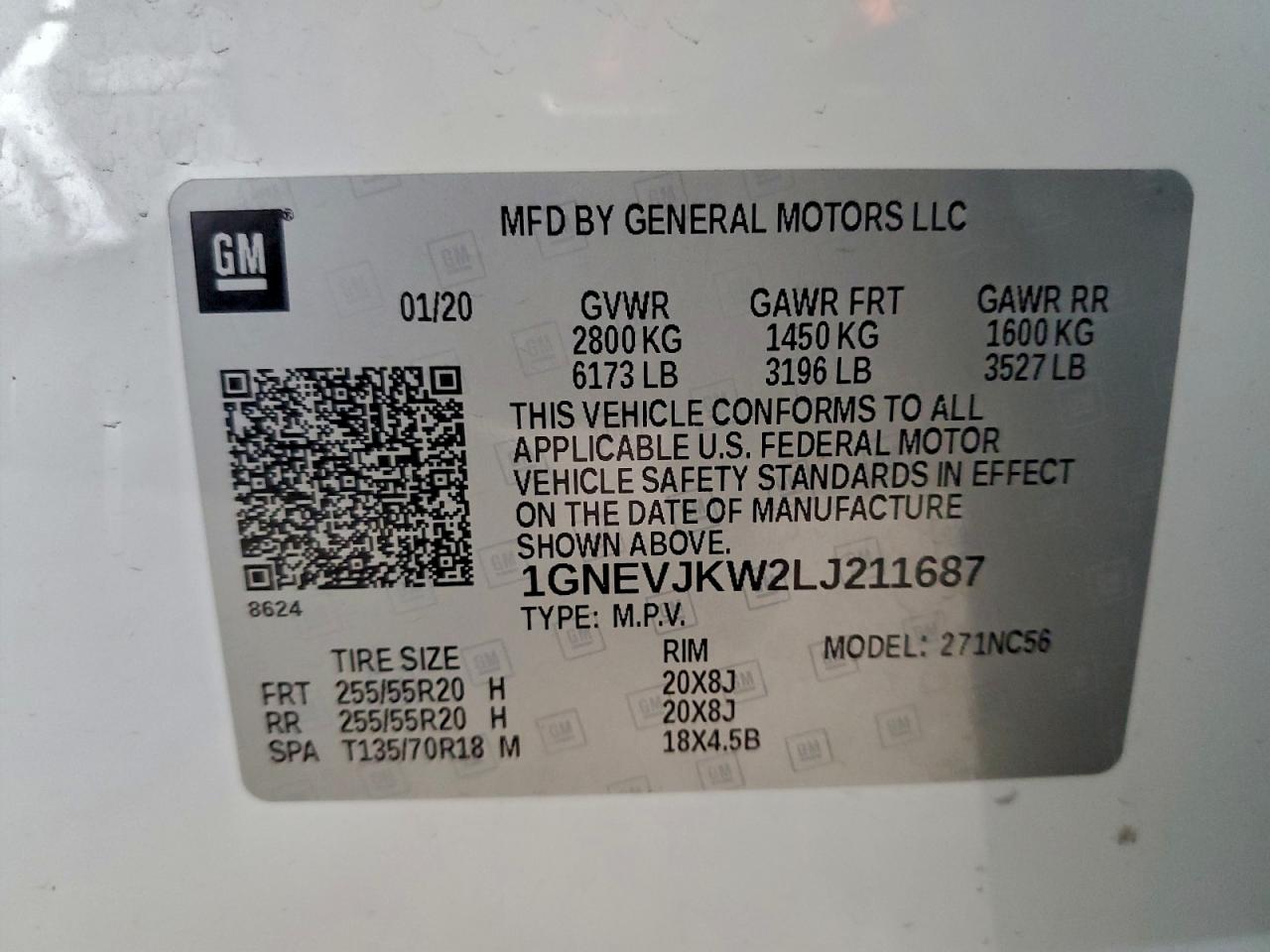 Chevrolet Traverse Rs Image 13