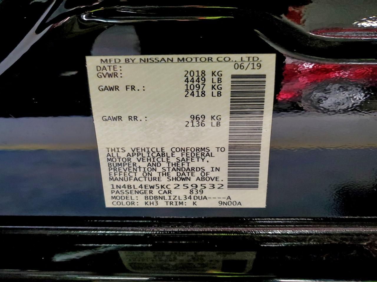 Nissan Altima Sl Image 8