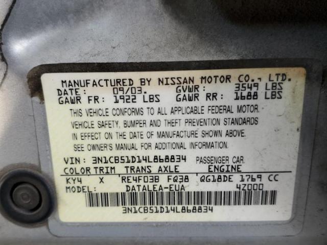 Nissan Sentra 1.8 Image 10