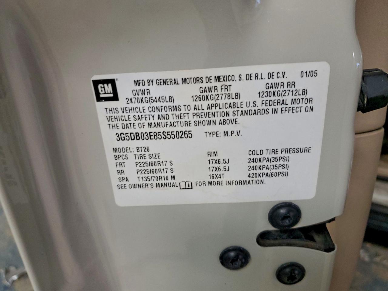 Buick Rendezvous Cx Image 12