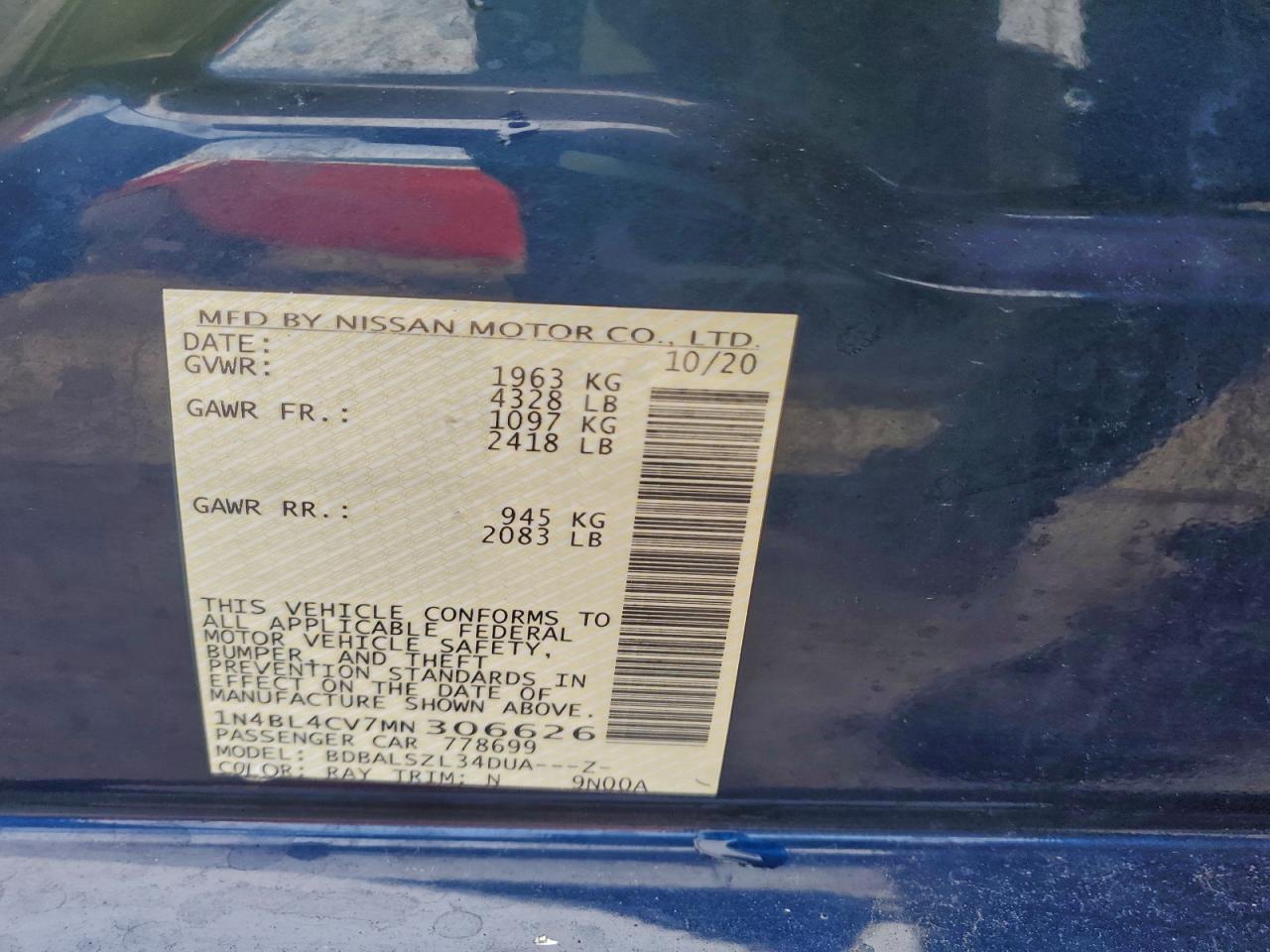 Nissan Altima Sr Image 8