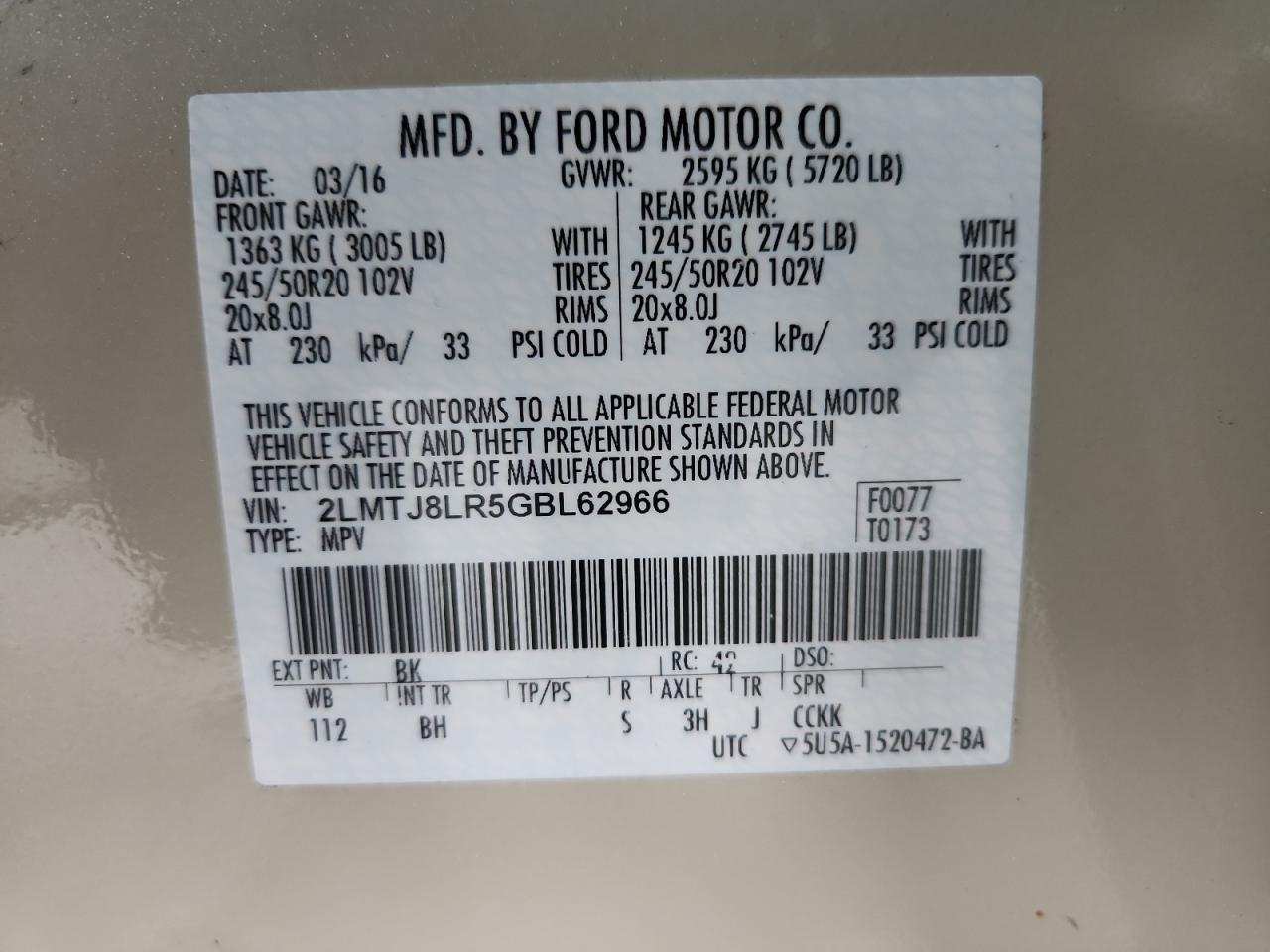 Lincoln MKX Reserve Image 8